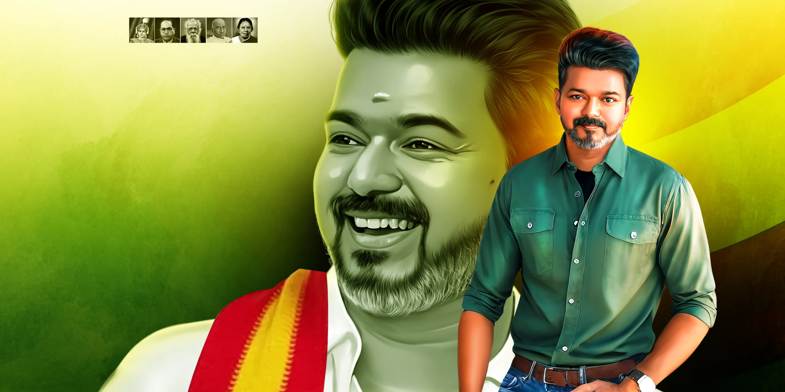 TVK Vijay Birthday Flex Banner Design PSD Collection | kumaran network