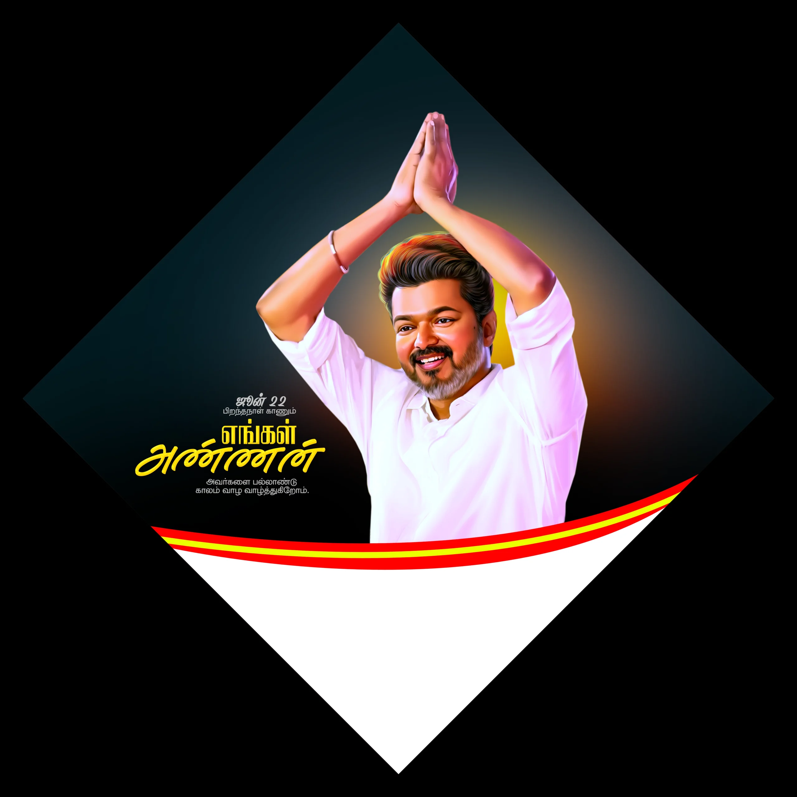 TVK Vijay Birthday Flex Banner Design Psd File Collection Vol-01 | kumaran network