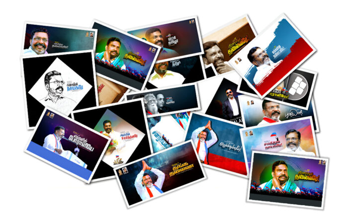 VCK Thirumavalavan Birthday Design Psd Collection Free Download | kumaran network